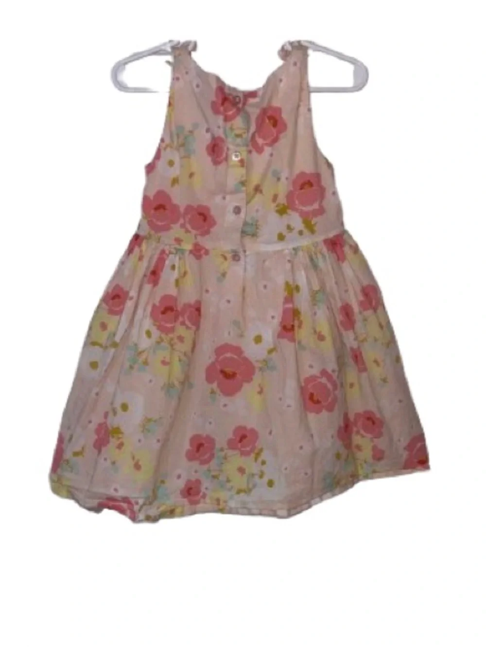 Cherokee Pink Floral Sleeveless Dress With Tulle in Skirt size 5T